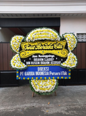 Papan Bunga Duka di Pare