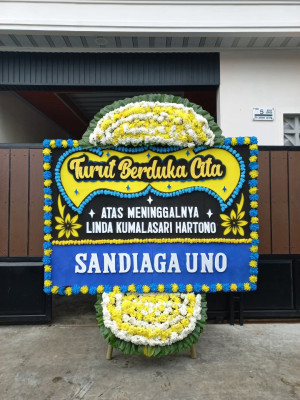 Papan Bunga Duka di Pare